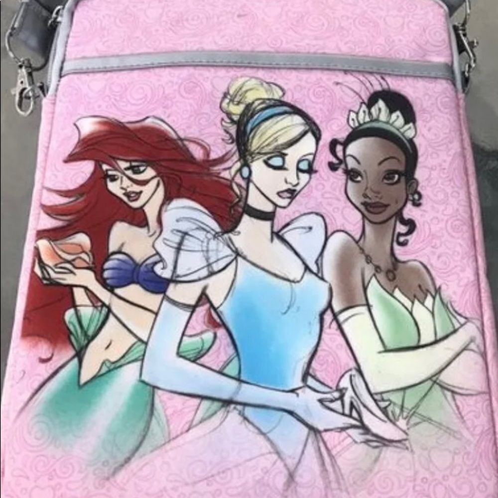 Disney Parks Princess Crossbody Bag Tablet Case